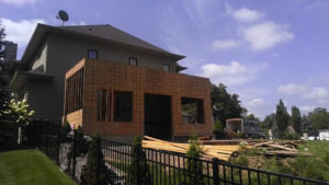 addition built on back of home