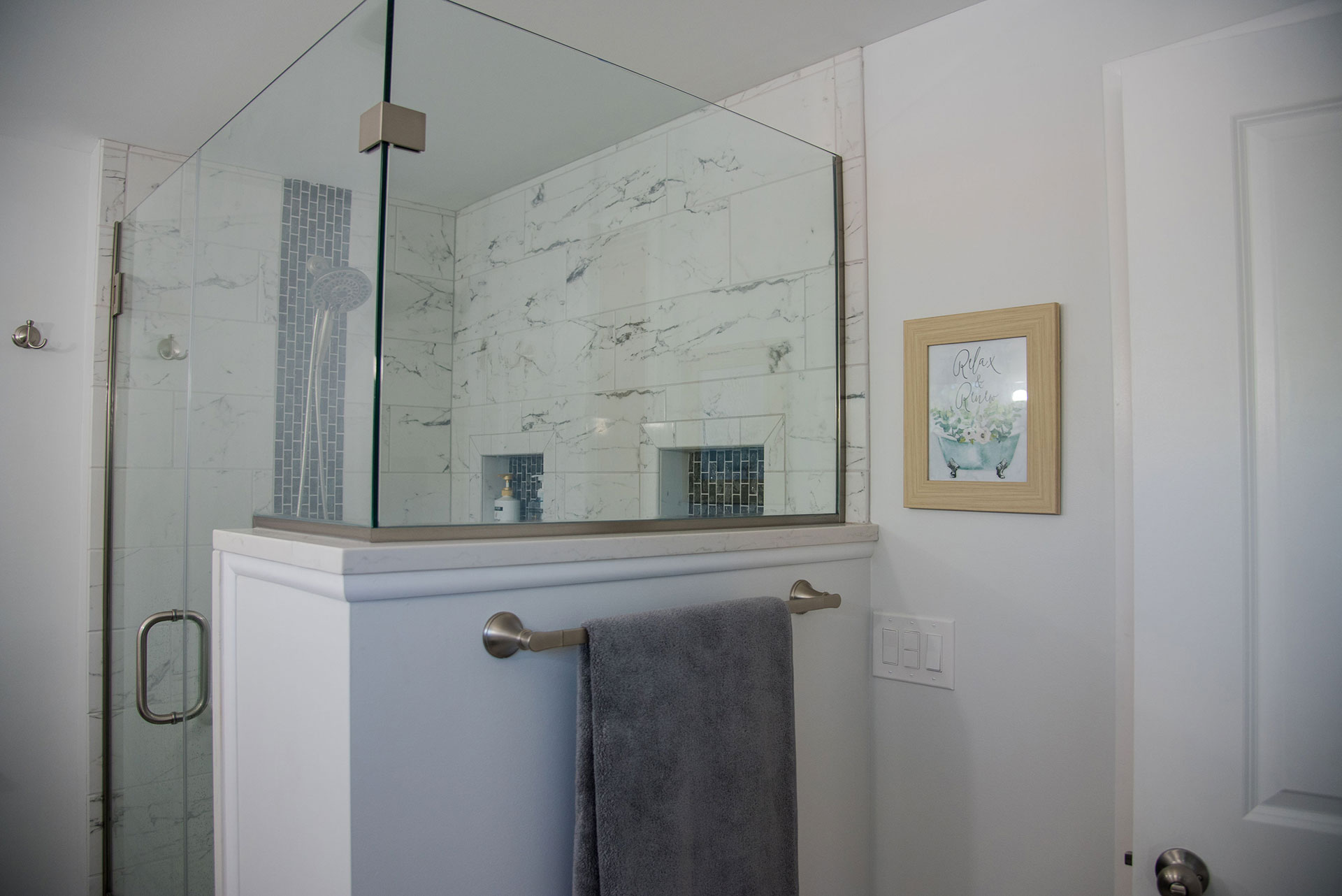 luxury homeowners suite bathroom remodel shower
